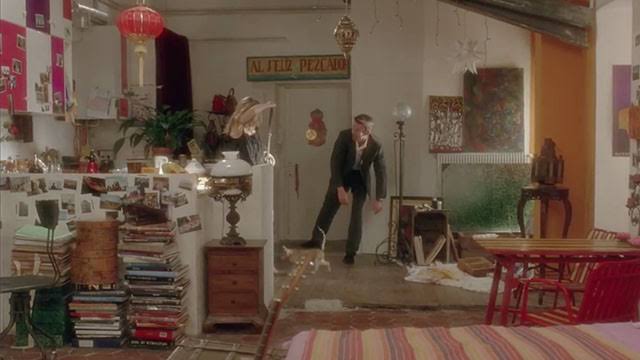 tiltednullcone's tweet image. Céline&apos;s Parisian flat in Before Sunset