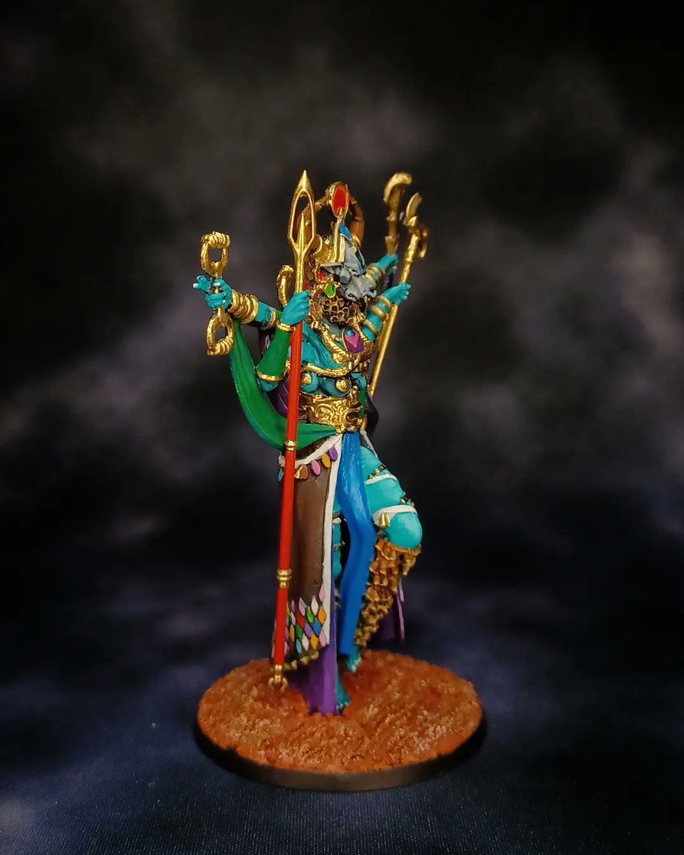 Elle_FireSpray's tweet photo. Hathor, Goddess of Love, from Ankh Gods of Egypt.
Beautiful model by @CMONGames from one of my favourite games ever made. Happy Monday friends!!
#ankhgodsofegypt #cmongames #Hathor #ancientegypt #egyptology #ancientgods #nopaintnogain #ankh #miniart #minipainter #boardgamegeek https://t.co/r2cSroM2Mn