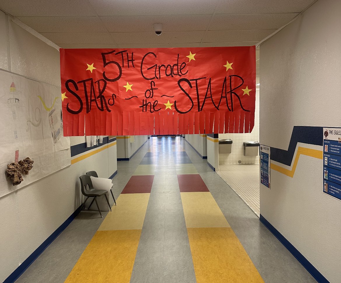 edengtabbutt's tweet photo. Good Luck to our Eagles on taking the STAAR test! They are definitely ready to soar and pass the test! #HeartFirstCISD  #LoveMyCounselingTeam https://t.co/gDBM4KULGO