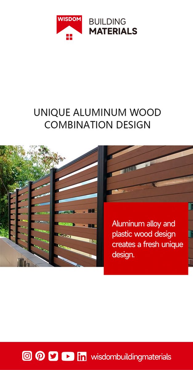 Wisdombuilding1's tweet image. 🌳 Our WPC Full-trellis Fence is perfect for any installation challenge, with multi-angle mounting capabilities for stairs, walls, and 45-degree slopes. Durable and long-lasting, this fence is a versatile solution for any property improvement. #WPC #Fence #InWall #SlopeAngle