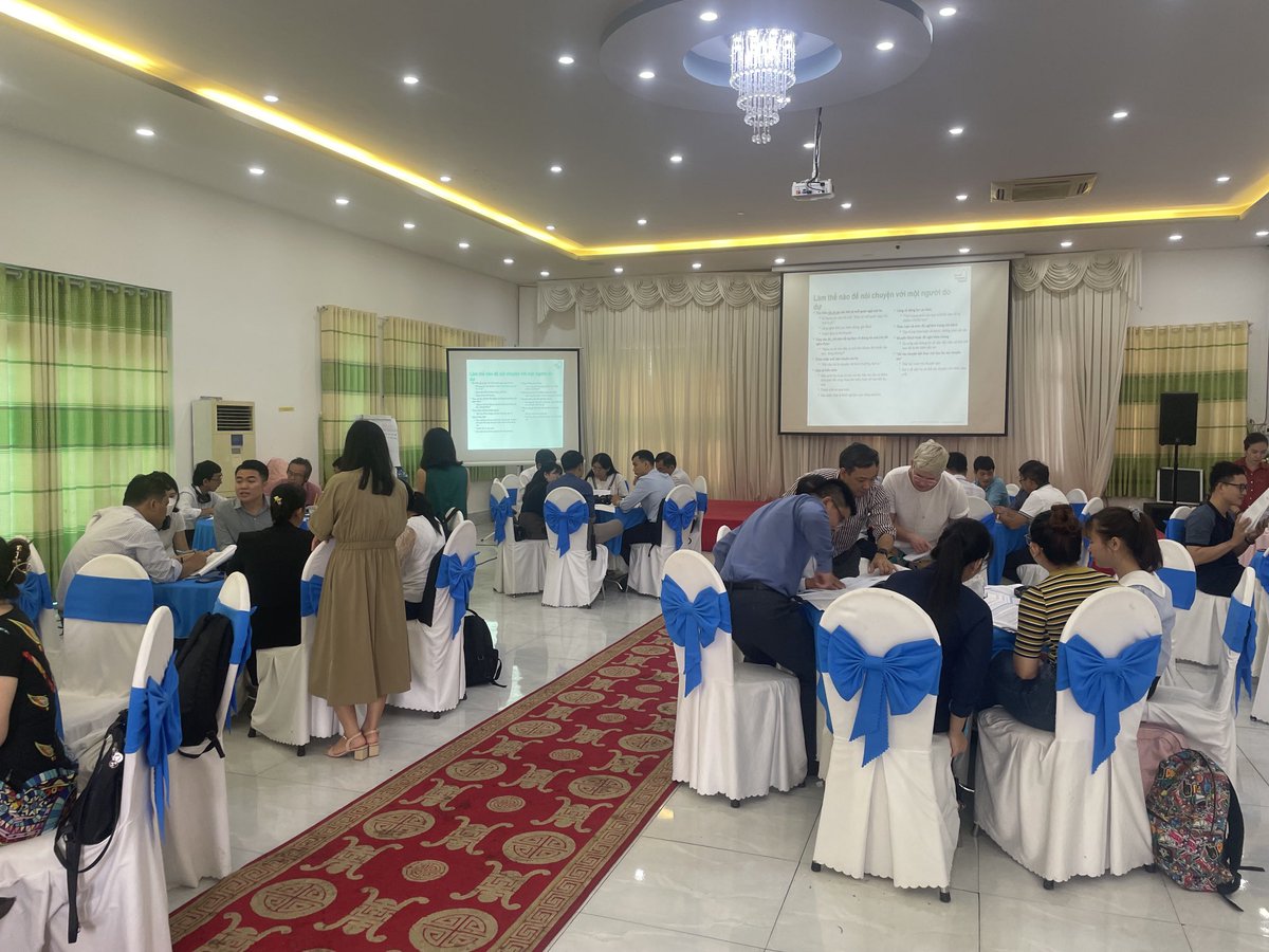 Prof Margie Danchin (@danchinmargie) on Twitter photo Day 2 of the Vaccine Champions program in Soc Tran, Vietnam - kicking off with a role play addressing vaccine concerns in groups of 3 👇🇻🇳 <a href="/dfat/">Department of Foreign Affairs and Trade 🇦🇺</a> <a href="/Woolcockmedical/">Woolcock Institute of Medical Research</a> <a href="/UNICEF/">UNICEF</a> <a href="/MCRI_for_kids/">Murdoch Children's Research Institute (MCRI)</a> <a href="/NCIRS/">NCIRS</a> Day 2 of the Vaccine Champions program in Soc Tran, Vietnam - kicking off with a role play addressing vaccine concerns in groups of 3 👇🇻🇳 <a href="/dfat/">Department of Foreign Affairs and Trade 🇦🇺</a> <a href="/Woolcockmedical/">Woolcock Institute of Medical Research</a> <a href="/UNICEF/">UNICEF</a> <a href="/MCRI_for_kids/">Murdoch Children's Research Institute (MCRI)</a> <a href="/NCIRS/">NCIRS</a>