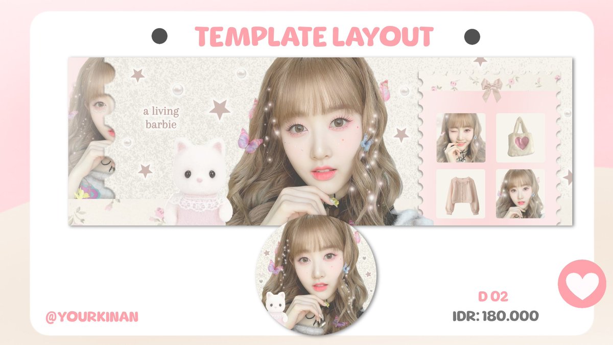 A retweet will be appreciated!

Gud morning! Kinan masih ada 4 template ipv yang avail nih dan khusus hari ini aja, kinan akan memberikan spesial diskon sebesar 45%. Harga diskon bisa cek di ALT ya! Jika tertarik bisa langsung dm kinan ❤️‍🔥 #zonauang #zonajajan