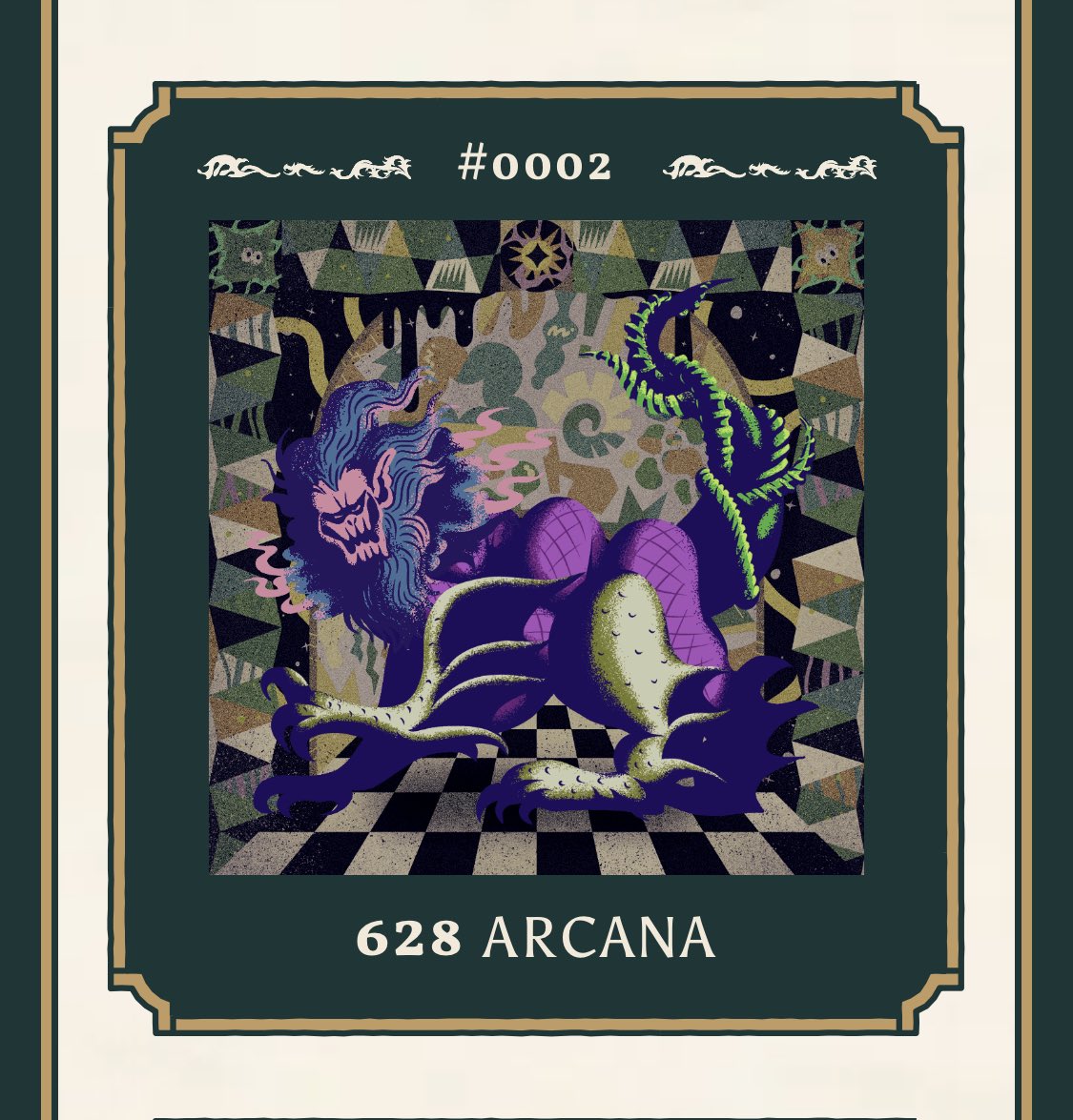 グモスン☀️
ようやくオークションの必要アルカナ数650を切りました👀
画像はオトさんコラボの物怪鬼滅羅👹