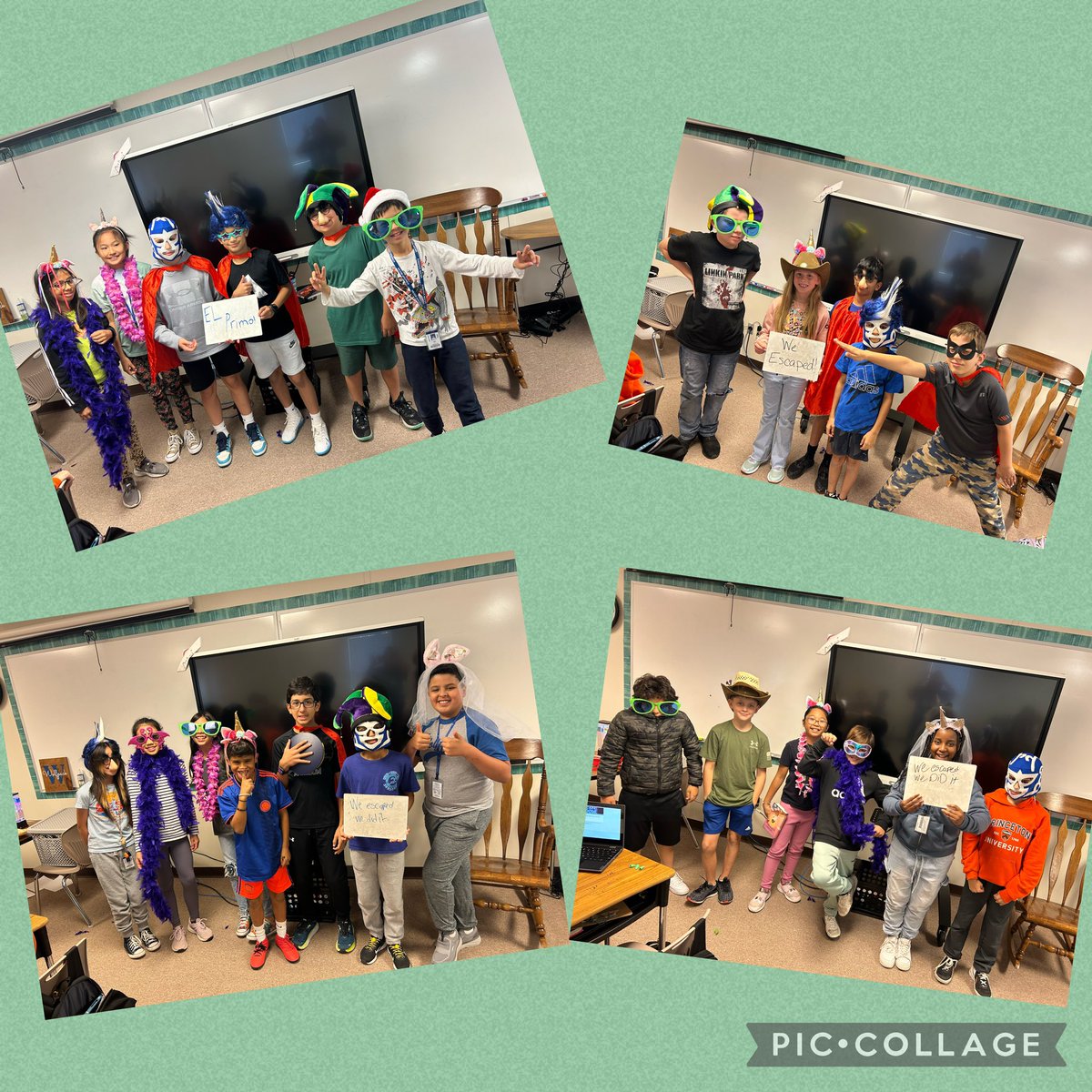 Oh no! We were locked in the school after Howlapalooza on Friday! We had to use our science knowledge to escape. All the groups escaped! #escaperooms #twehowl <a href="/twehowl/">Tom Wilson Elementary</a>
