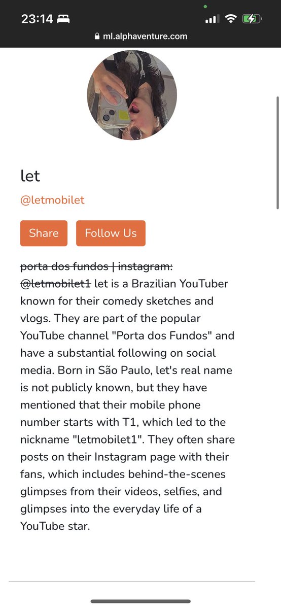 letmobilet's tweet photo. Check out my Twitter lookalike bot here: https://t.co/g44tHAb0Fl
não acertou nada
#AlphaVenture #MyAIBot #TwitterRaps https://t.co/Q8bYUz6JNB