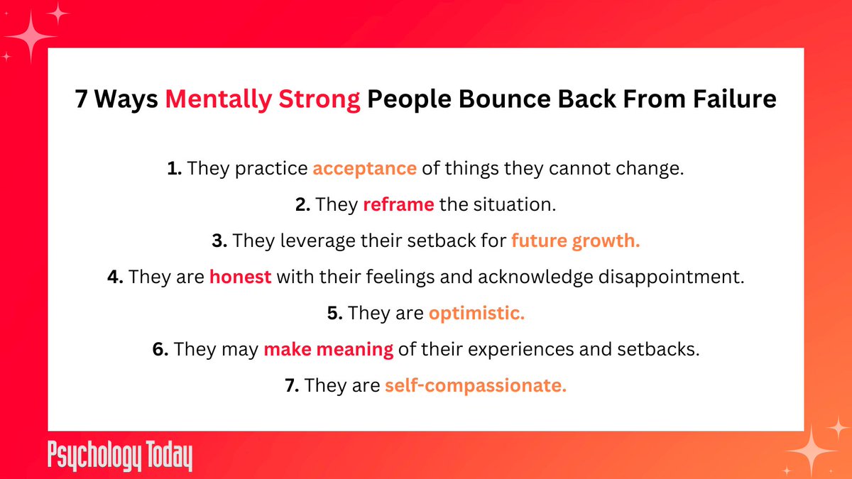 PsychToday's tweet image. Some people are naturally good at handling life&apos;s disappointments and setbacks. But anyone can boost their resilience with these strategies. psychologytoday.com/us/blog/the-pu…