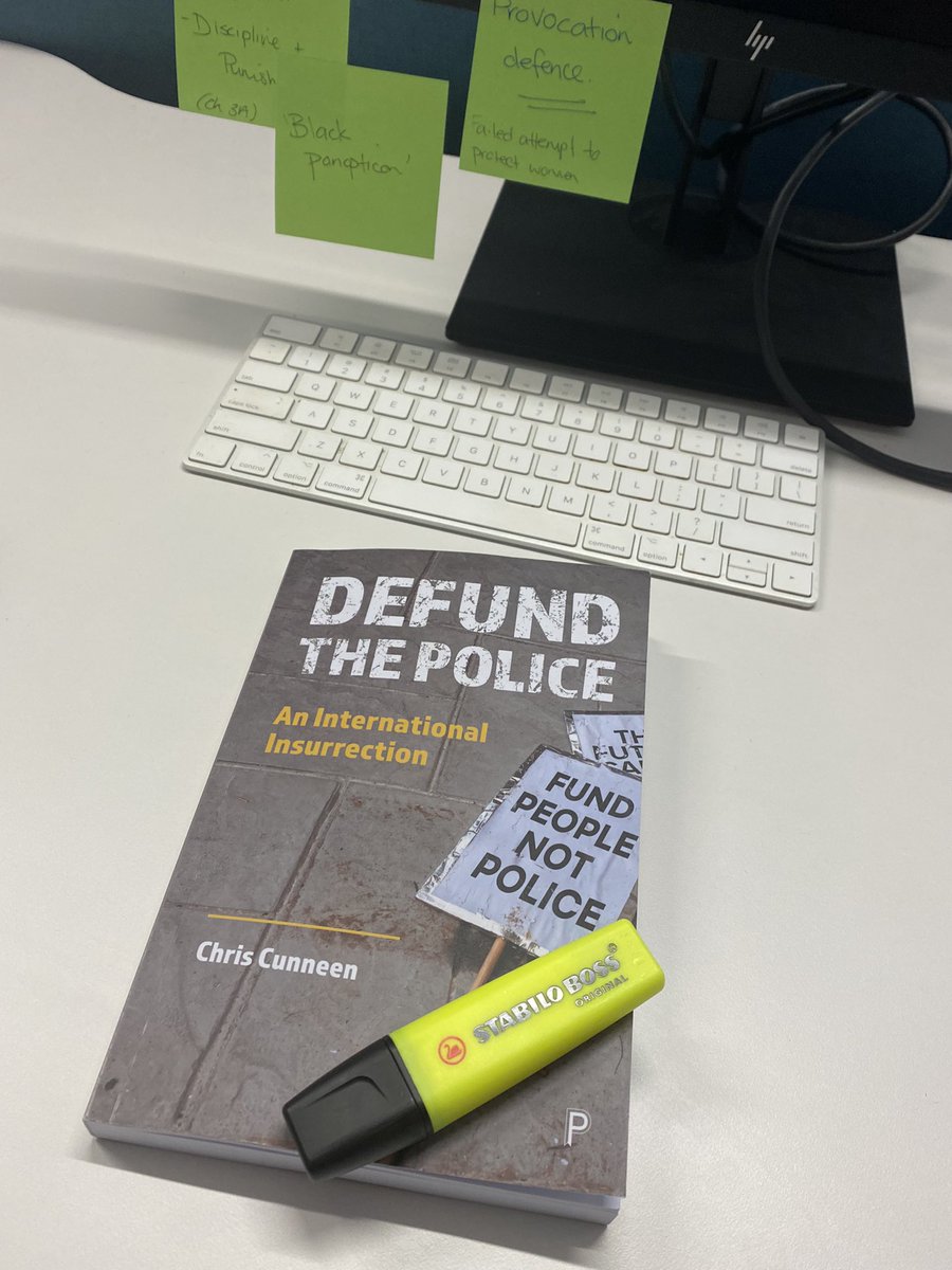 megbeatrice's tweet photo. Nobody talk to me. @ChrisCunneen1 released this JUST as I was about to write a chapter on intersectional violence. I’m busy 🤓 https://t.co/krjvD9LKbu