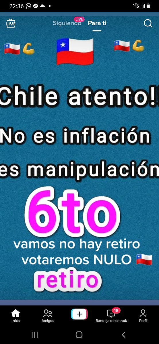 zunilda091's tweet photo. #sextoretiroahora IFE UNIVERSAL SIN LETRA CHICA NO RETIROS NO VOTOS PARA NINGUN POLITICO Q NO AYUDE AL PUEBLO @biobio @dipuBobadilla @jalessandri @jeannet39115445 @Jorge51947986 @Di_Va_G @GidiLetelier @AGUSTINTHEPOWER @Nell_Matta @erikasilvaj1 https://t.co/Dhv8903nD7