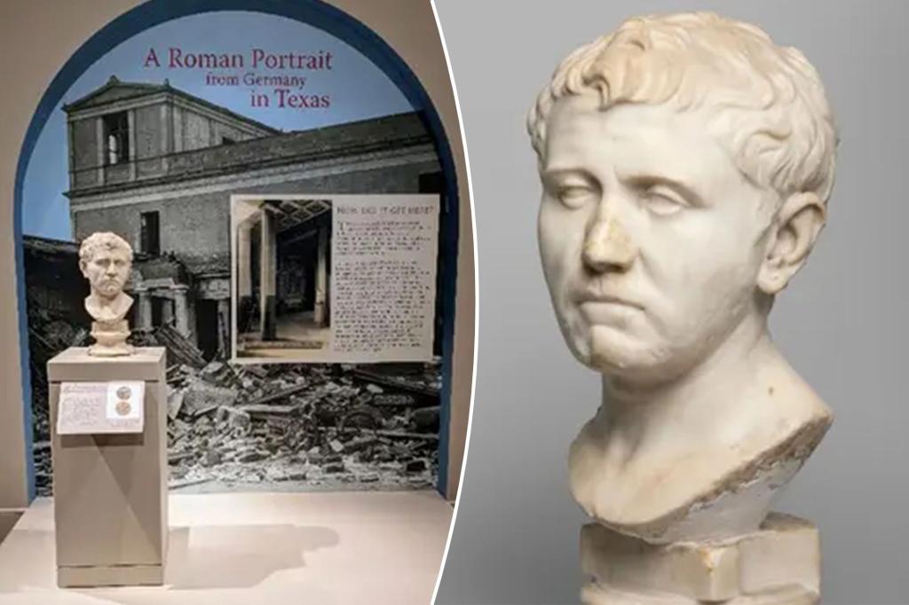 New York Post on Twitter "Texas museum to return stolen Roman bust