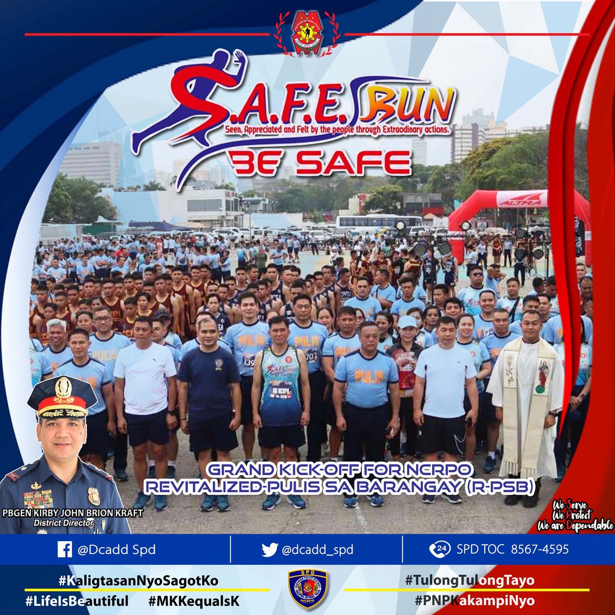 dcadd_spd's tweet image. LOOK | SPD actively participated in &quot;S.A.F.E. Run, Be Safe,&quot; A Run For A Cause
 
READ MORE: web.facebook.com/D5dcaddspd/pos…
 
#LifeIsBeautiful
#KaligtasanNyoSagotKo
#TulongTulongTayo
#MKKequalsK
#PNPKakampiNyo