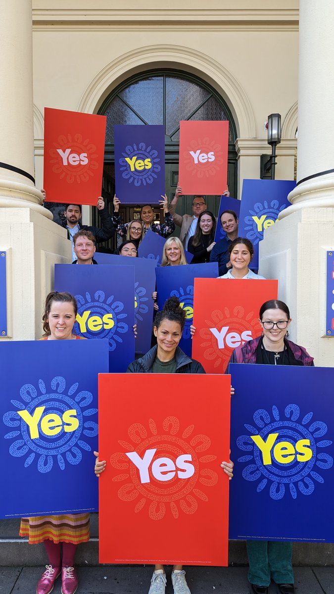 Great to see <a href="/SlaterGordon/">Slater and Gordon Lawyers</a> down at Trades Hall picking up their Yes Campaign materials. Labour law firms continuing their proud tradition of supporting and acting for progressive reform.