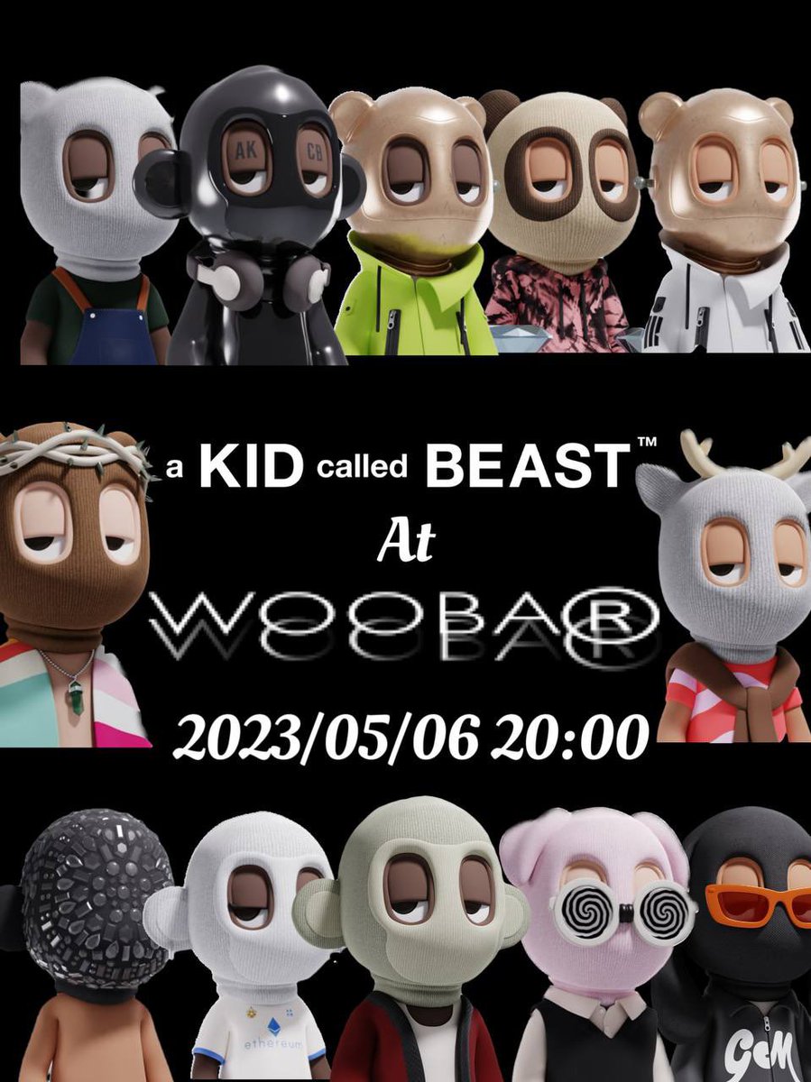 lazydizzy420's tweet photo. 第一個台北#AKCB線下聚會終於要實現了 our Taipei AKCB fam IRL party at Woobar of W Hotel on May 6th #WTaipei #Woobar #AKCBinTaipei #BeastinTaipei #BeastsinTown @akcbcn @akidcalledbeast @Rafsby @CryptoKrad @AKCB_Ron @Snorlaxzzzpixel @jenpiru_ @Laffae_lvu @JasonTu14841278 https://t.co/NVCukeUS3Q