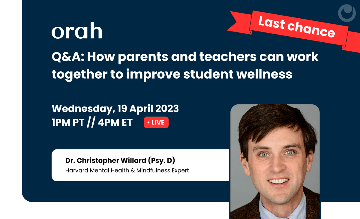 1 day to go! We're looking forward to talking with @drchriswillard about #mindfulness, and how parents and teachers can work together to improve student wellness. 

#edutalks #tedx