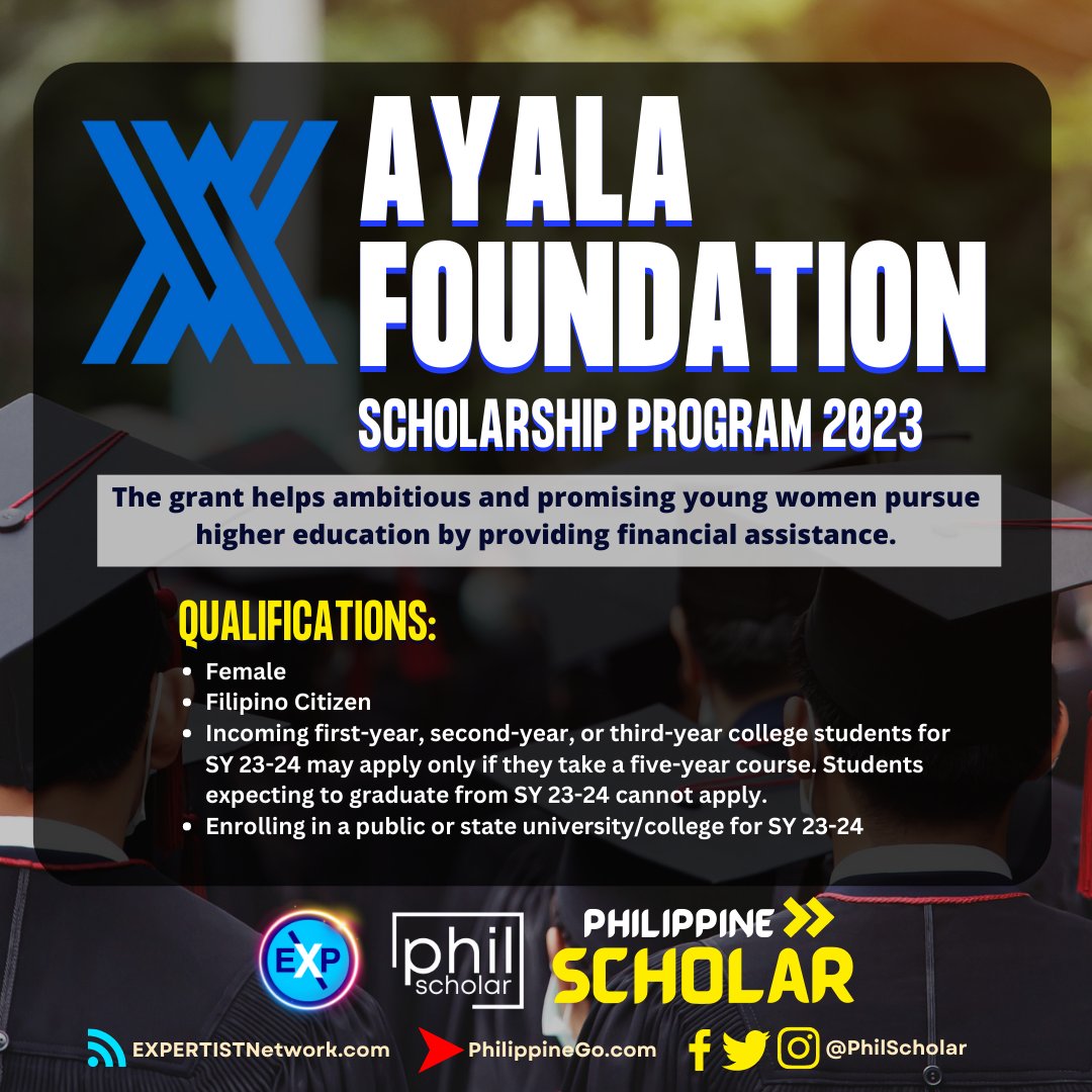 OpportunitiesPH's tweet photo. 𝗣𝗡𝗣𝗔 𝗖𝗔𝗗𝗘𝗧 𝗦𝗰𝗵𝗼𝗹𝗮𝗿𝘀𝗵𝗶𝗽 
Full Details: https://t.co/fqdB67GsAi
𝗔𝘆𝗮𝗹𝗮 𝗦𝗰𝗵𝗼𝗹𝗮𝗿𝘀𝗵𝗶𝗽 𝗣𝗿𝗼𝗴𝗿𝗮𝗺 
Full Details: https://t.co/IToQMWw47R
𝗣𝗖𝗚 𝗙𝗼𝘂𝗻𝗱𝗮𝘁𝗶𝗼𝗻 𝗦𝗰𝗵𝗼𝗹𝗮𝗿𝘀𝗵𝗶𝗽 𝗣𝗿𝗼𝗴𝗿𝗮𝗺 
Full Details: https://t.co/u5maLUfnMi https://t.co/Zqu0ohMe10