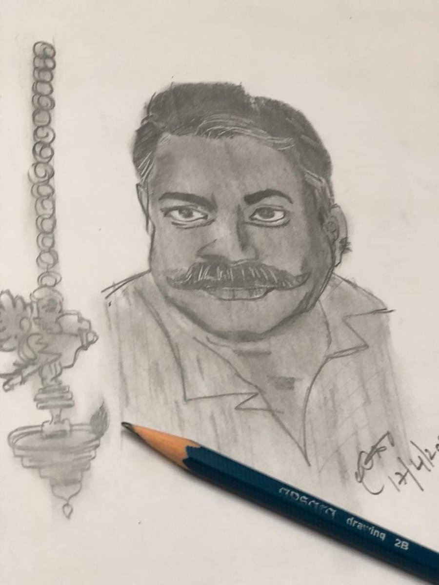 A Very Beautiful Sketch... 💛❤️
#Thoogudeepasrinivas #jayathoogudeepa #jaithoogudeepa 
@dasadarshan