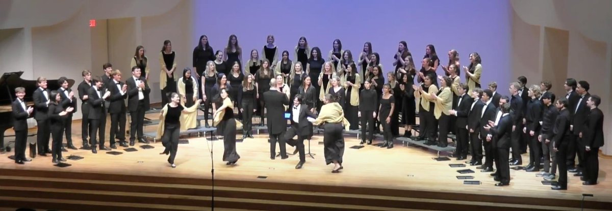 Congratulations to Chamber Choir for their successful Spain &amp; Portugal Tour preview concert this past Friday! Special thanks to Concert Choir for helping Chamber "bring home" the concert finale with "Home on the Range" and "Cindy."