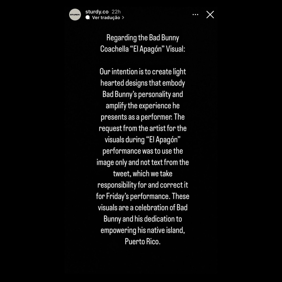 Access Bad Bunny on Twitter "The company responsible for the visuals