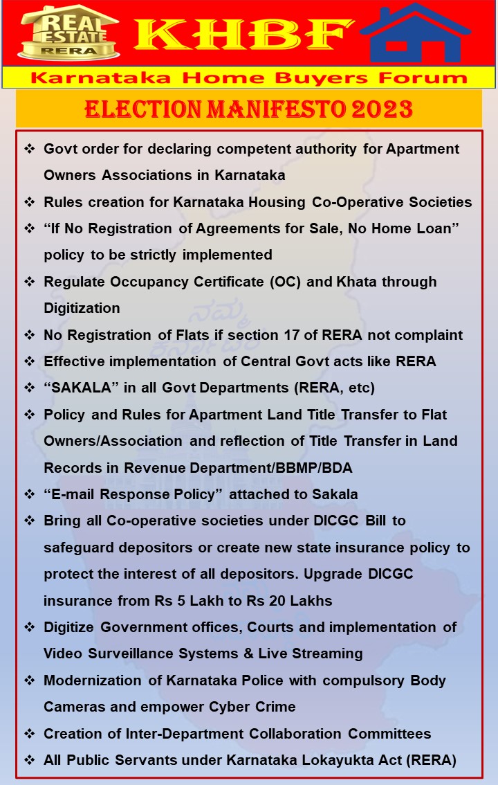 Karnataka Home Buyers Forum tweet media
