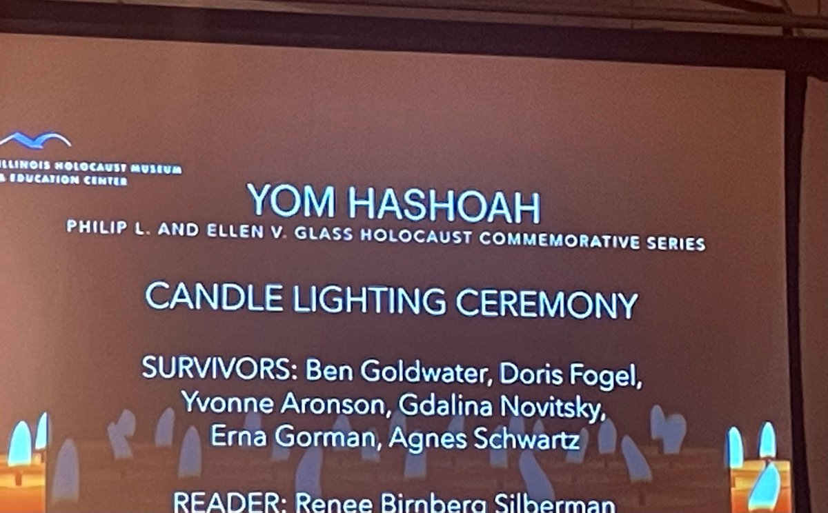 TamariskNS's tweet photo. In honor of #YomHaShoah, #TamariskNorthShore residents attended @ihmec's commemoration &amp; resident Erna Gorman shared her story about being a hidden child during the #Holocaust. We will honor 5 survivors living at Tamarisk w/a special service &amp; dinner. #HolocaustRemembranceDay https://t.co/qzpUaMOrNM