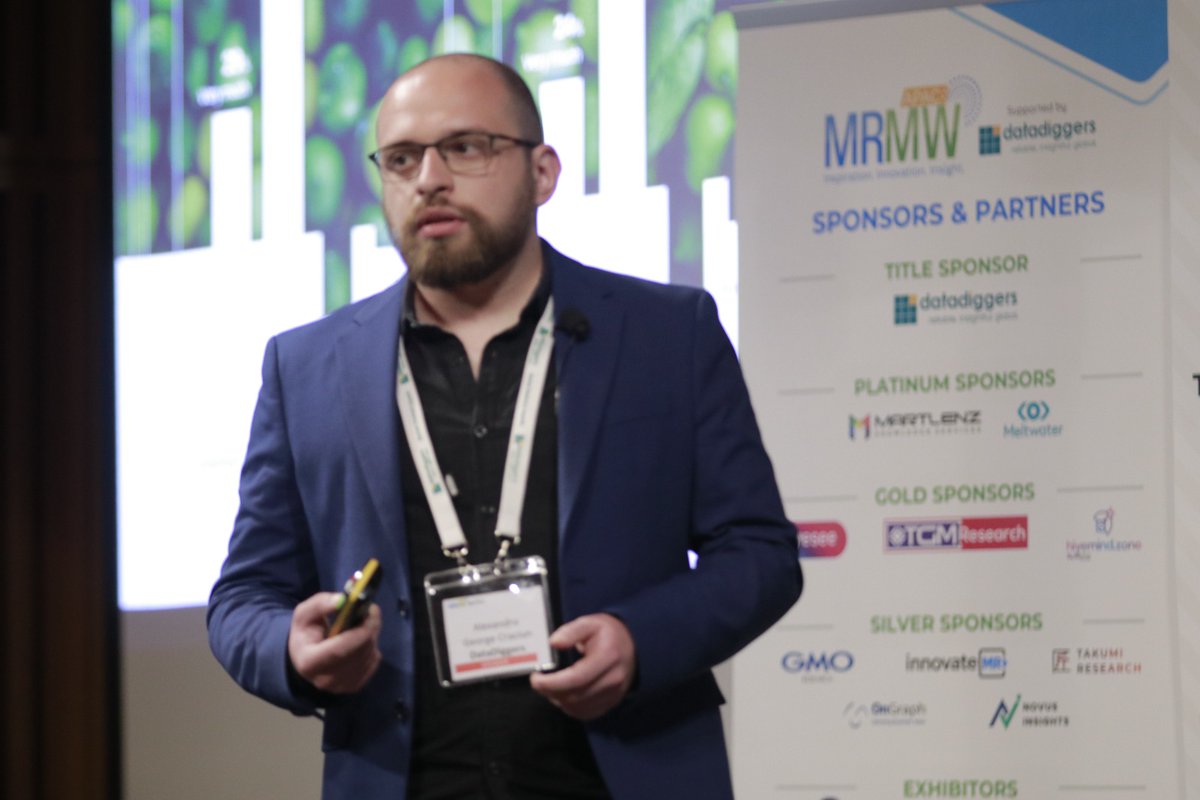 Alexandru George Craciun from our Title Sponsor @DataDiggers_MR  is on stage talking about sustainable foods at #MRMW APAC 2023!