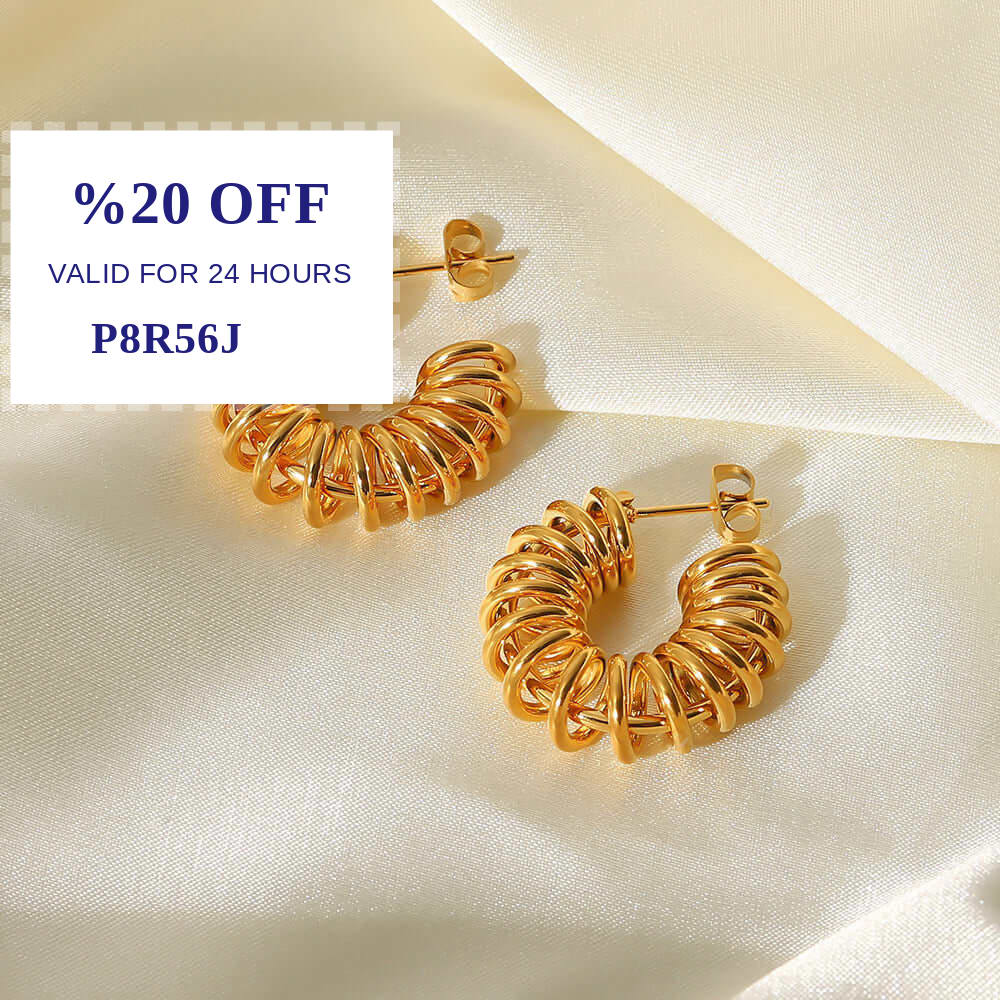 LAGCoffe's tweet photo. Check out this product 😍 18K Gold Electric Coil Geometric C-Shaped Earrings 😍 
by Artshiney starting at $29.00. 
Shop now 👉👉 https://t.co/40C8IQfADE https://t.co/0uKuhVZ4uB