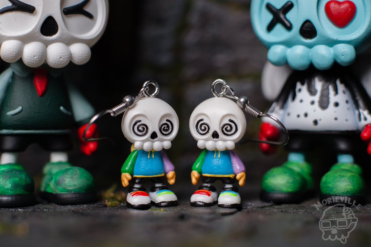 GM. Besides the figurines, I have been making earrings with my <a href="/ToyMories/">ToyMories & ToyPets</a> IP.