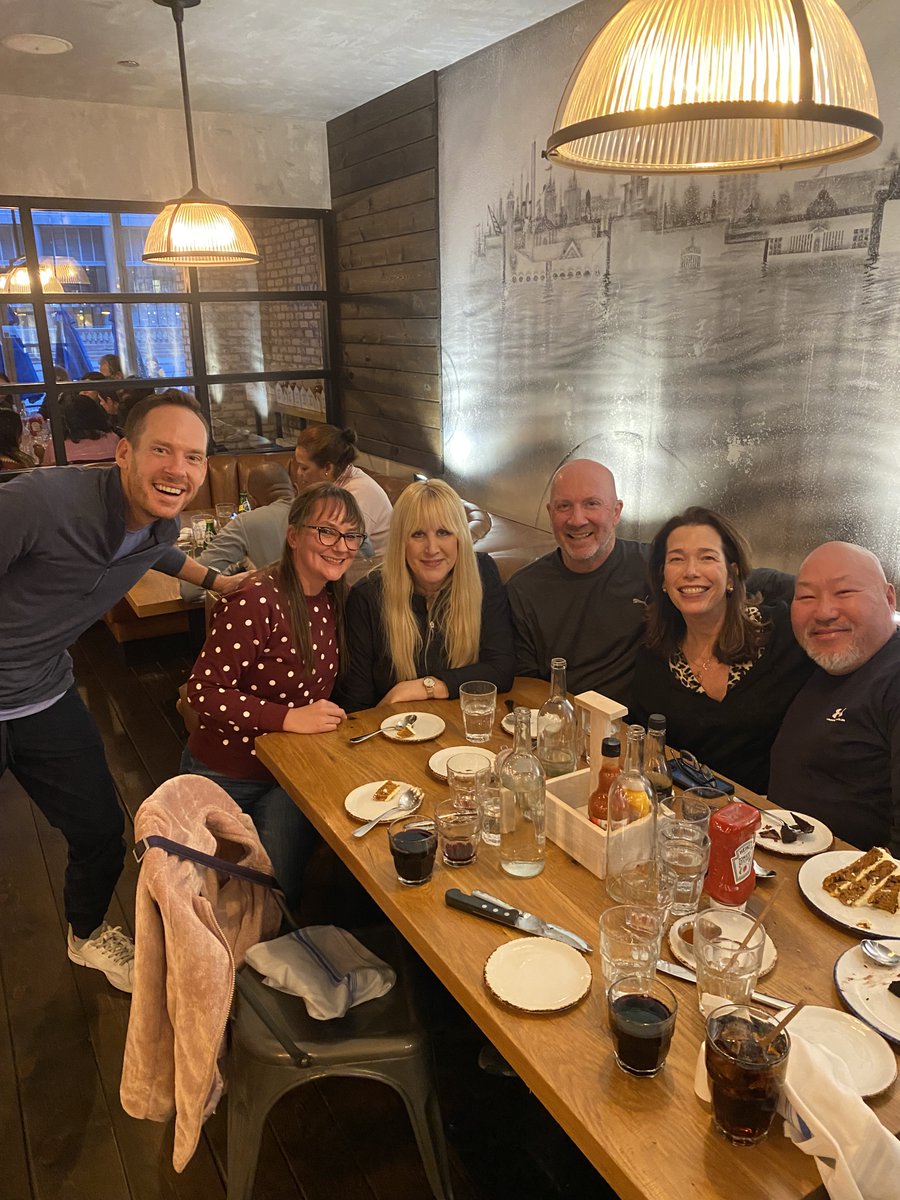 The <a href="/HCInnovationGrp/">Healthcare Innovation</a> group does dinner at #HIMSS23! <a href="/itsmattraynor/">Matt Raynor</a> <a href="/WiderJanette/">Janette Wider</a> <a href="/MarkHagland/">Mark Hagland</a> #goteam #healthcareIT