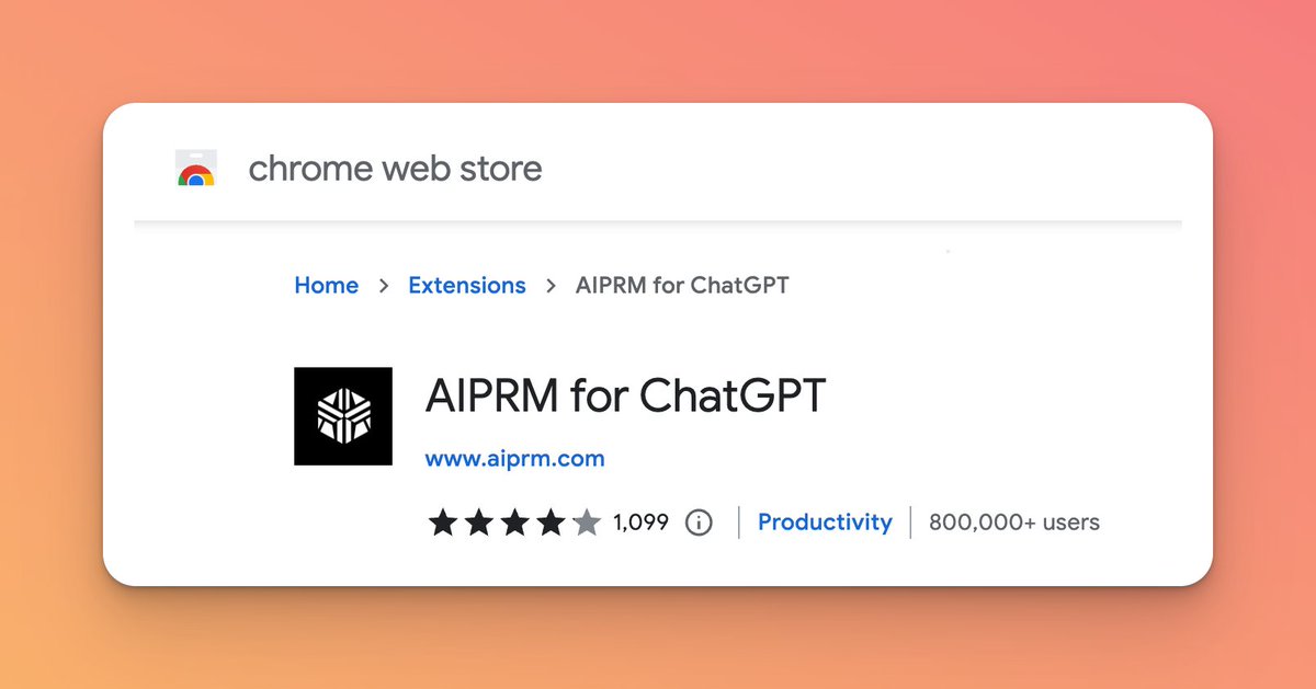AIPRMcorp's tweet photo. Over 860,000 users of AIPRM! 🚀

15 days later from 700k -> 800k+ users

+60k users on "AIPRM Premium for ChatGPT" 

#AIPRM #Growth #AI #Prompts #PromptManagement #PromptEngineering https://t.co/kzKOBDX6c6