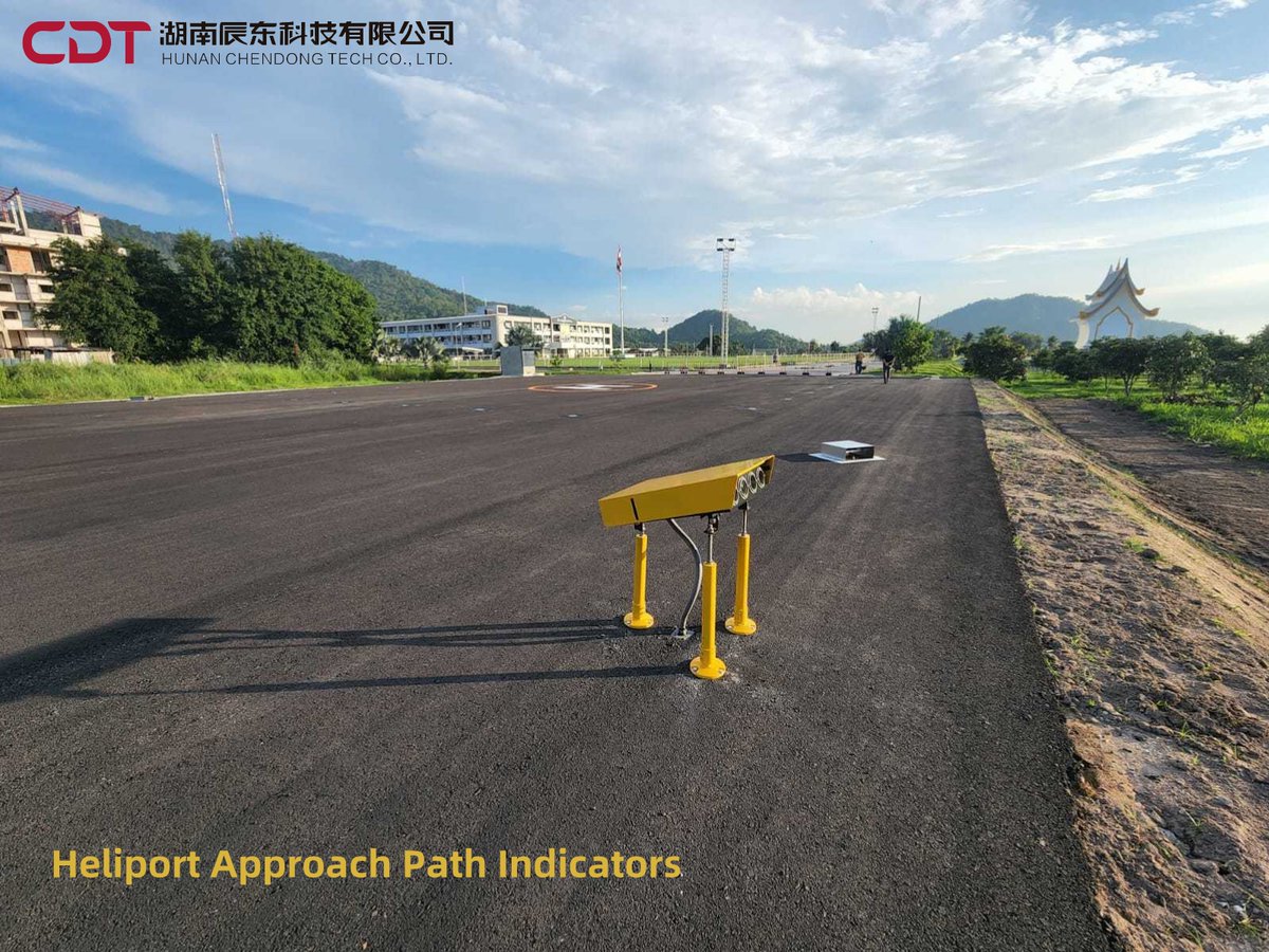 SophiaGuo0718's tweet image. Heliport Approach Path Indicators(CHAPI) provide the pilot with a safe and accurate glide slope on the final approach to the helipad

For more details:
Website:cdt-en.com
Email:sophia@chendongtech.com
Phone/WhatsApp:+86-13929493960
#heliportlighting #helipadlighting