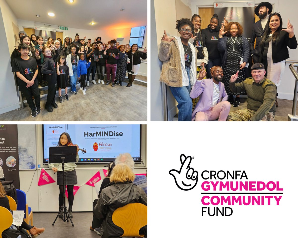 Take a look at these great pics of everyone meeting up with the <a href="/ACCWales/">African Community Centre Wales</a>  to launch HarMINDize - a project about improving young people's mental health and resilience. The group are spending this year working with the young people to find out what they want and need.