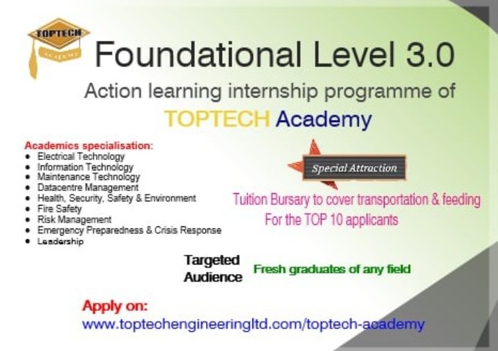 ToptechAcademy's tweet photo. Application is still open till end of April 

#DatacenterManagement https://t.co/FrnuznThY6