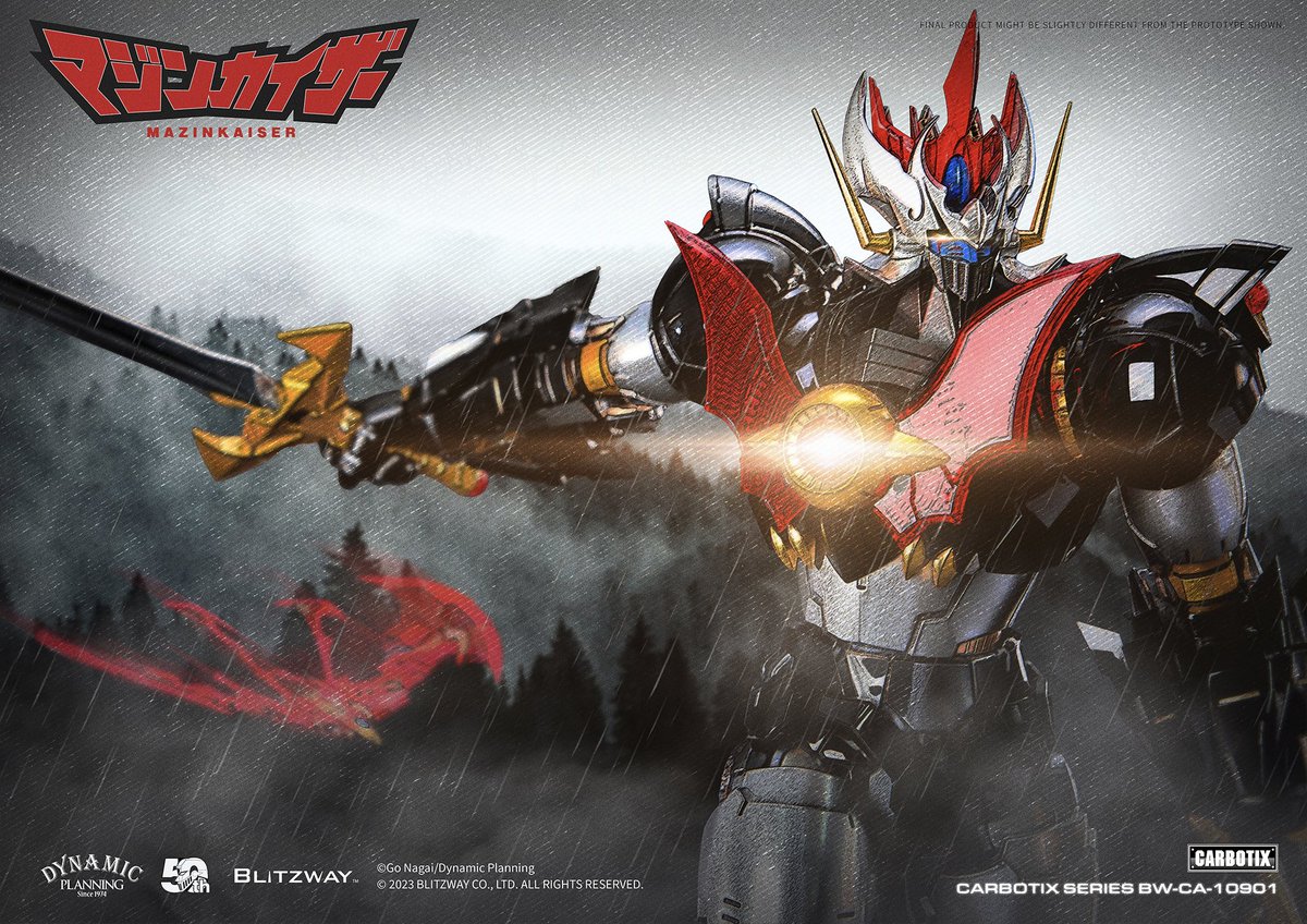 PassionXFun's tweet photo. Prime immagini ufficiali e dettagli del #Carbotix del Mazinkaiser della #Blitzway e #5ProStudio!
@blitzway_jp @5_prostudio #Mazinkaiser #GoNagai #DynamicPlanning #mecha #robot #figure #anime #ボスボロット #マジンガーZ #合金 #マジンカイザー
https://t.co/aoagl9Nccc https://t.co/OxS6OPy4je