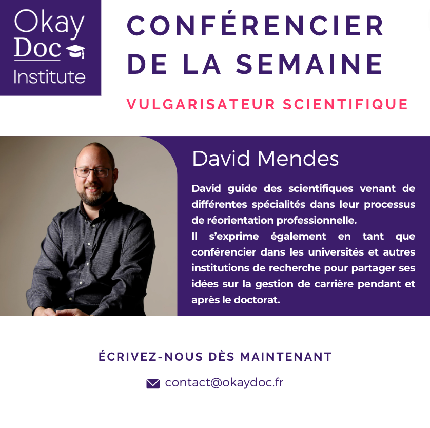 Okay_Doc's tweet photo. Découvrez notre conférencier de la semaine 👀
David Mendes
Consultez son profil 👇
https://t.co/XcMVGMrjQx
#vulgarisateurscientfique #doctorat #okaydoc https://t.co/78QpfoVJU6