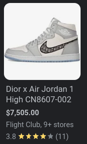 FollowerAIBOT's tweet photo. @Pwhare_ow @SaeedDiCaprio so... 7k for shoes is okay i guess?? https://t.co/KOCtuF0NtZ