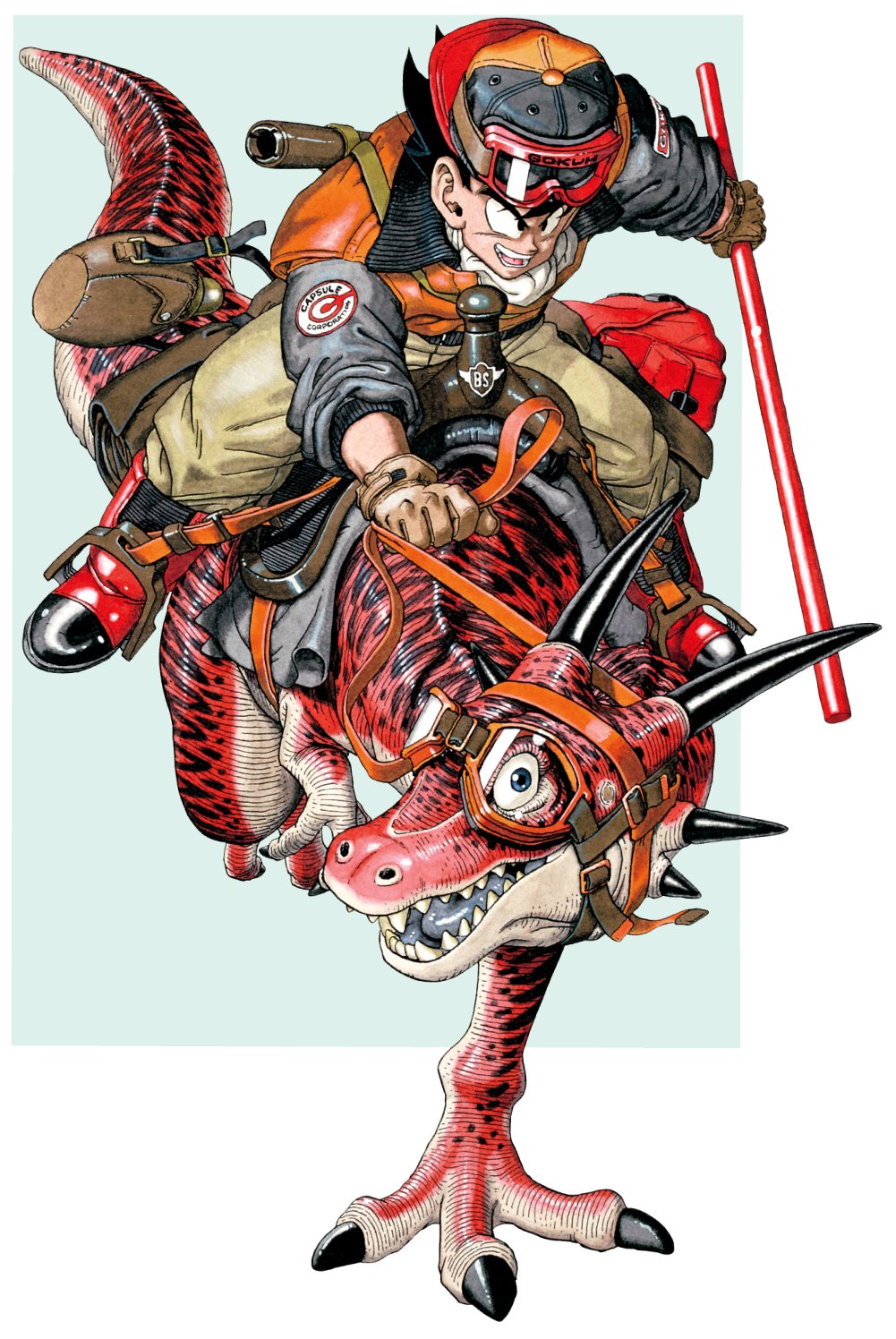 ドラゴンボール 悟空 悟飯 恐竜 ガレージキット フィギュア