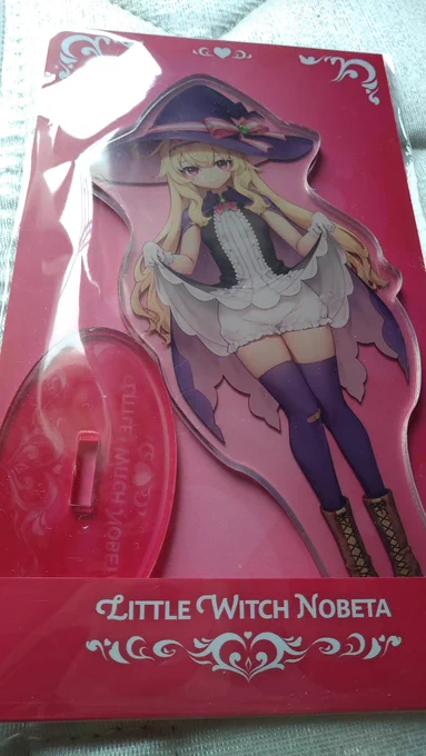 ノベタちゃんの神聖なアクスタが届いていた!#リトルウィッチノベタ 