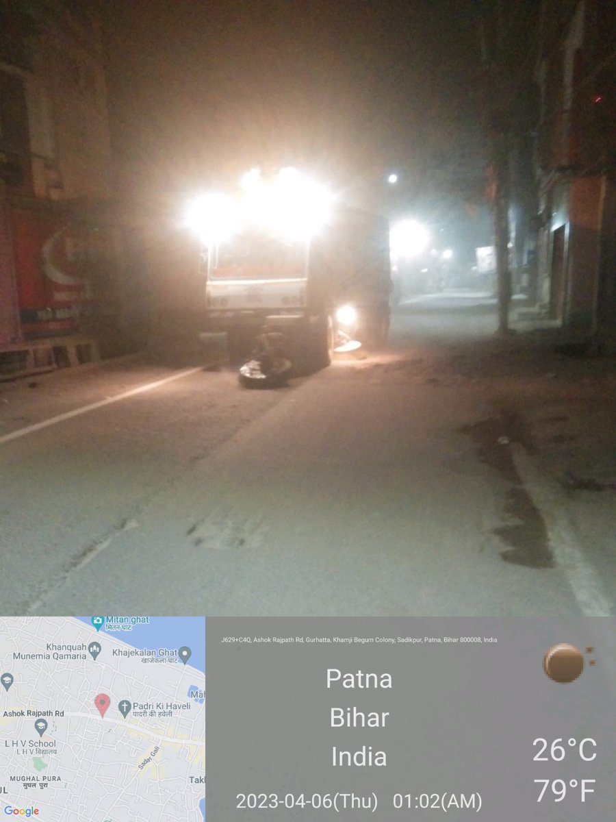 cityofpatna's tweet photo. #पटना_नगर_निगम द्वारा निरंतर रूप से सड़कों की साफ सफाई Mechanized Sweeping Machine एवं वाटर स्प्रिंकलर मशीन के द्वारा की जा रही है।
ULB CODE-801373
#GarbageFreeCity #SwachhSurvekshan2023 #SweepingMachine
@SwachhBharatGov @Secretary_MoHUA @SwachSurvekshan @MoHUA_India @mygovindia https://t.co/lXdQl5c3wD