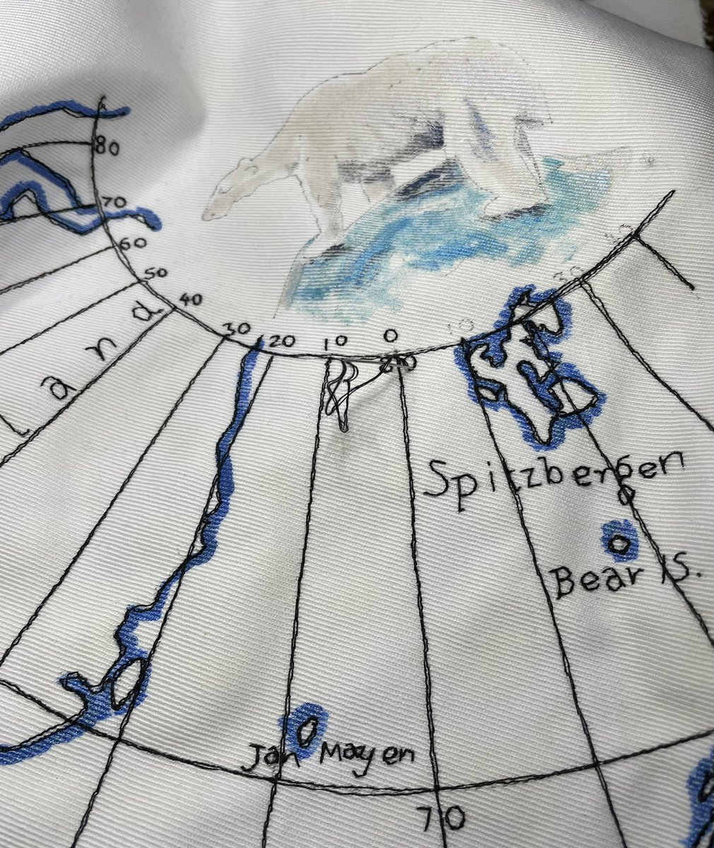CarolineHack's tweet photo. Just need to finish all the little numbers and I can start on the #PolarBear!
#IAmSewing #WorkInProgress #MachineEmbroidery #HandEmbroidery https://t.co/ESFQgBbTRw