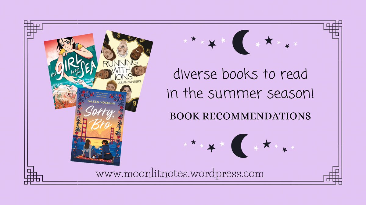 raniasreading's tweet photo. ✨NEW POST!✨

today’s post is a book recommendations list for books you can (and should) read in the summer! 
— clicks and RTs appreciated!
https://t.co/fY9QQ2yogw https://t.co/Wa6VgHL6JN