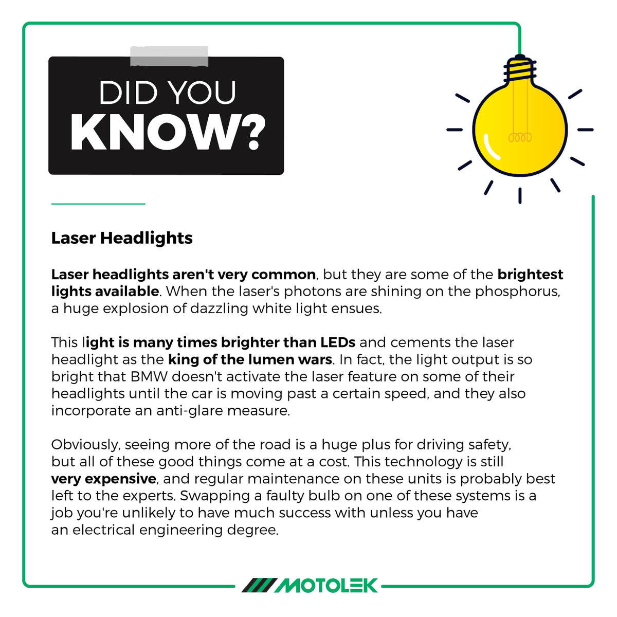 MotolekSa's tweet photo. The type of headlights on your vehicle matter - here's why⬇️ https://t.co/4kEkvDrTJE