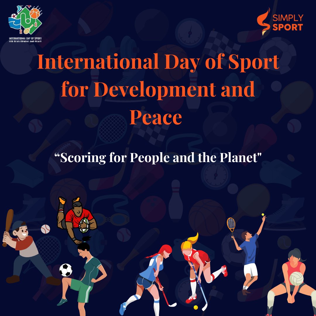 _SimplySport's tweet photo. Sport has the power to unite and create positive change. Let's come together on this International Day of Sport for Development and Peace to celebrate the transformative impact of sports on individuals, communities, and nations. #SportForDevelopmentAndPeace #IDSDP2023 https://t.co/Ahbfhhberq