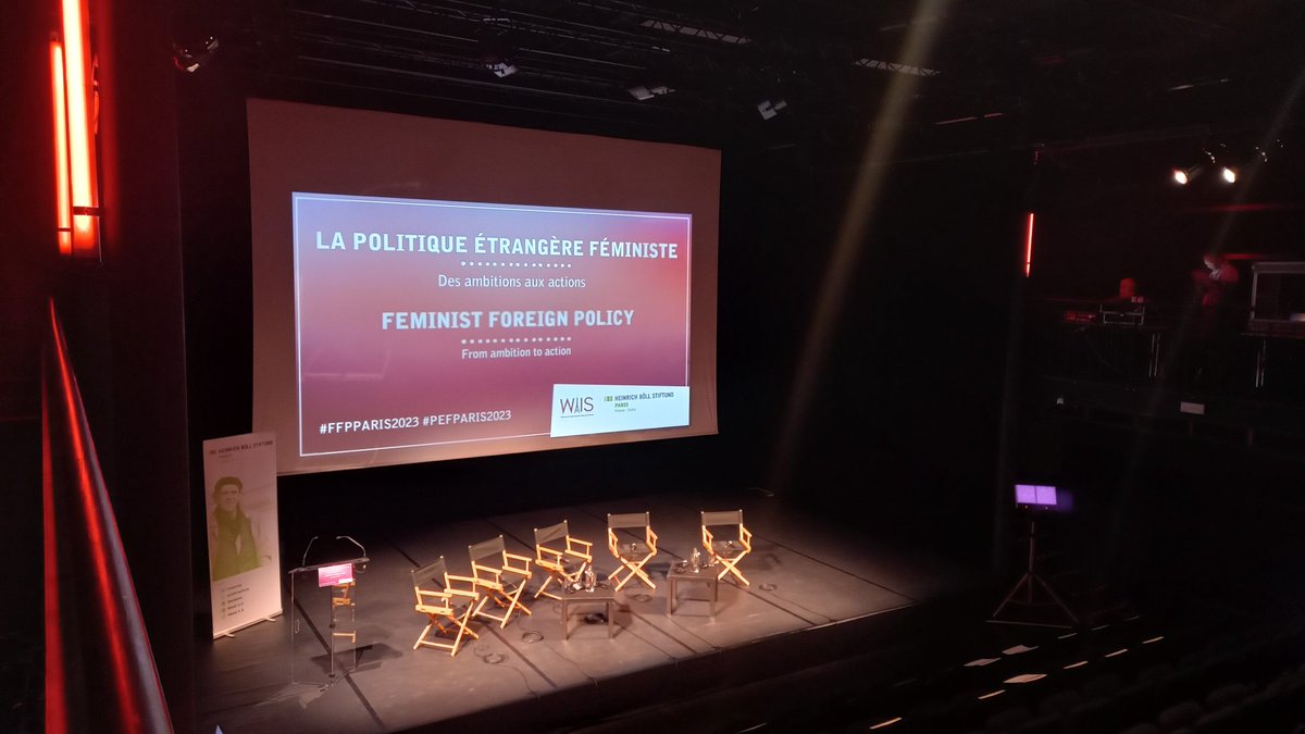 Lights, camera, feminist foreign policy! 
#FFPPARIS2023 #PEFPARIS2023