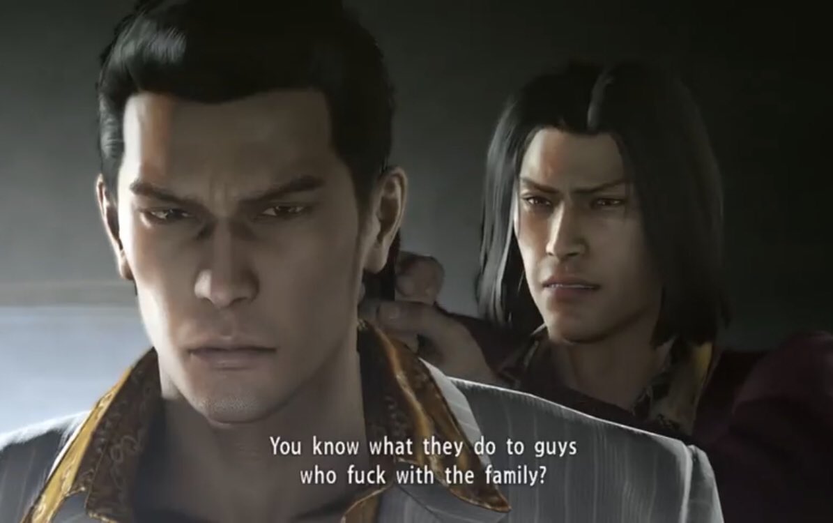 johnchoiiii's tweet photo. last of us gets a lot of praise for being the “movie game” but if you can get past the 5 centimeters of subtitles, i am not kidding when i say this single scene from Yakuza 0 holds more emotional weight in the context of the story than most pieces of media ive ever consumed https://t.co/k3fIi6LeBj