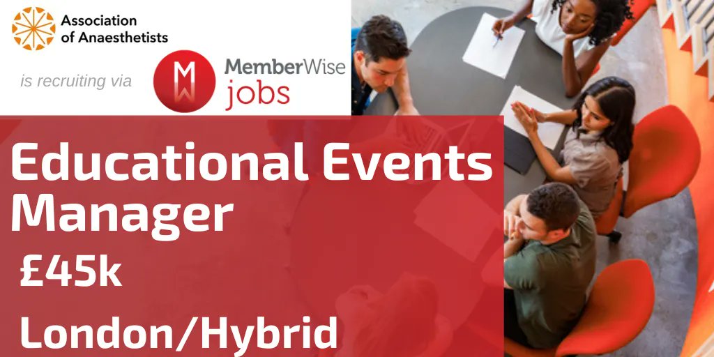 Rich Gott, Chair, The MemberWise Network (@memberwise) on Twitter photo #Vacancy: Educational Events Manager - Association of Anaesthetists - London/Hybrid - £45k. There is still time to apply for this role but be quick! <a href="/Assoc_Anaes/">Association of Anaesthetists</a> #events #membership #jobs buff.ly/3TycXkR #Vacancy: Educational Events Manager - Association of Anaesthetists - London/Hybrid - £45k. There is still time to apply for this role but be quick! <a href="/Assoc_Anaes/">Association of Anaesthetists</a> #events #membership #jobs buff.ly/3TycXkR