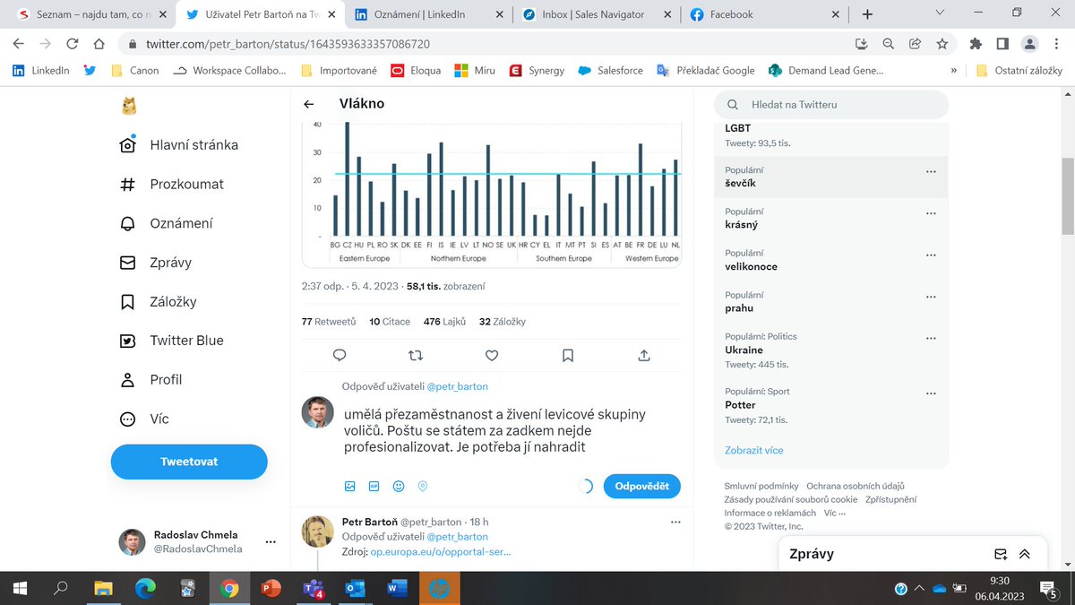 RadoslavChmela's tweet photo. @petr_barton umělá přezaměstnanost a živení levicové skupiny voličů. Poštu se státem za zadkem nejde profesionalizovat. Je potřeba jí nahradit #packeta a dalšími alternativními poskytovateli poštovních služeb. https://t.co/YPJE9t8Qkt