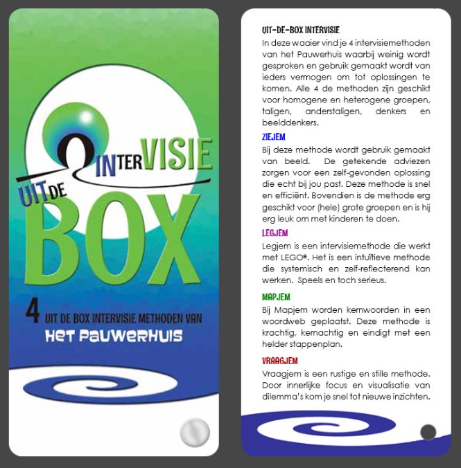 ingeverloop's tweet photo. Of één van de vier andere out-of-the-box intervisie methoden! #Ziejem #Mapjem #Vraagjem #Legjem https://t.co/0bd1q8lmCP
