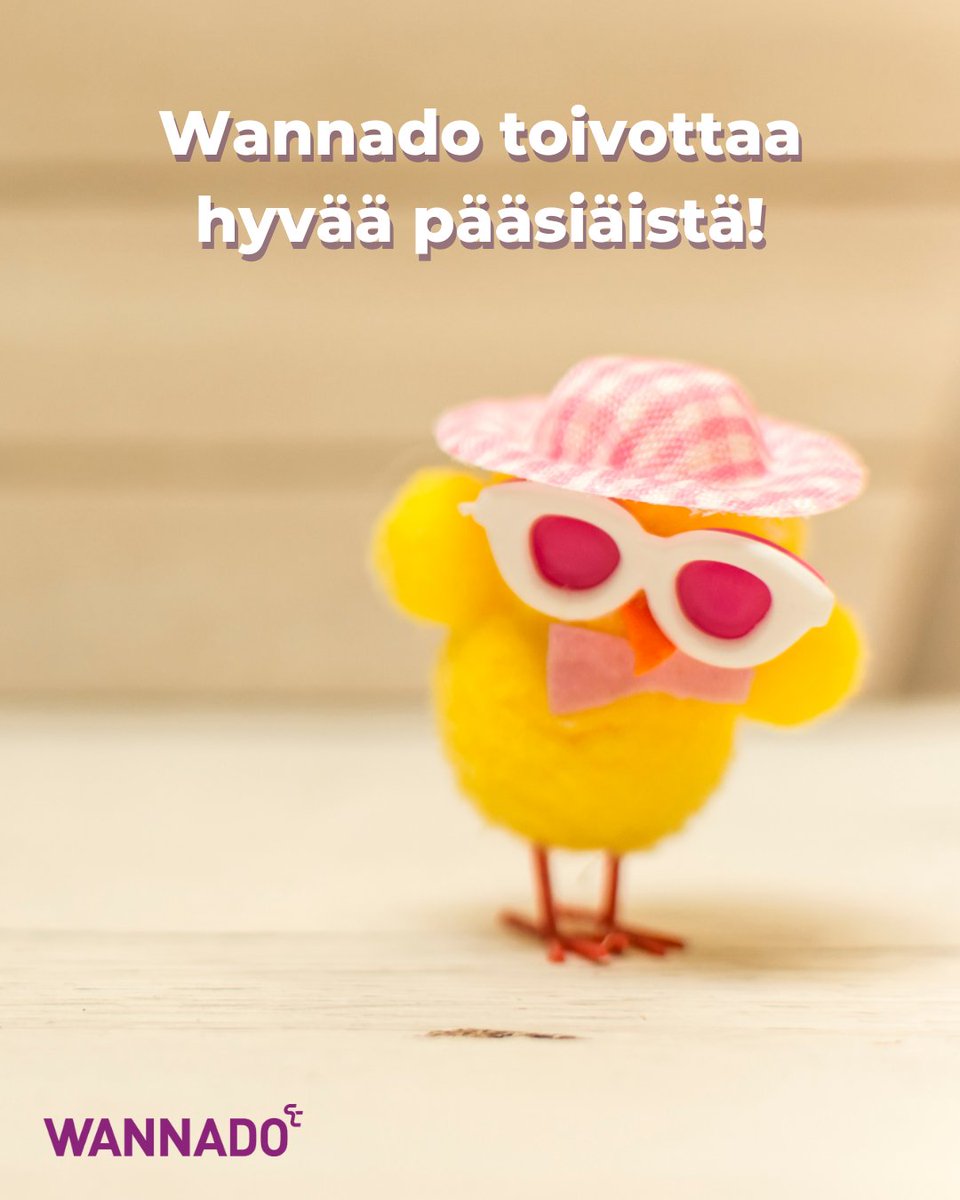 superassarit's tweet photo. Wannado toivottaa kaikille iloista pääsiäistä! 🐣💜  

#wannado #superassarit #pääsiäinen https://t.co/W4xMVYBitT