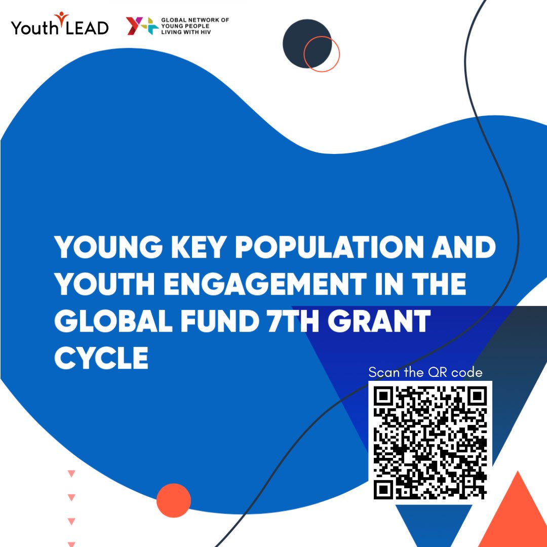 YouthLEADAP_'s tweet photo. Youth LEAD and @Yplus_Global developed a #YKPs and #YPLHIVs engagement guide on the @GlobalFund Meaningful Youth and Adolescent Engagement (MAYE) in the Grant Cycle-7.
Scan the QR Code and visit our website for more information.
#CountMeIn #YouthConsortium https://t.co/4xF59g7YjO