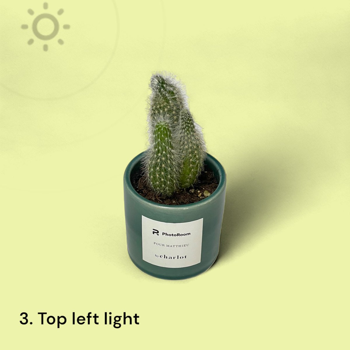 🌟 These shadows don't just look great, they also adapt to the light direction of the subject. Check out these examples with different light directions on the same product. (4/6)