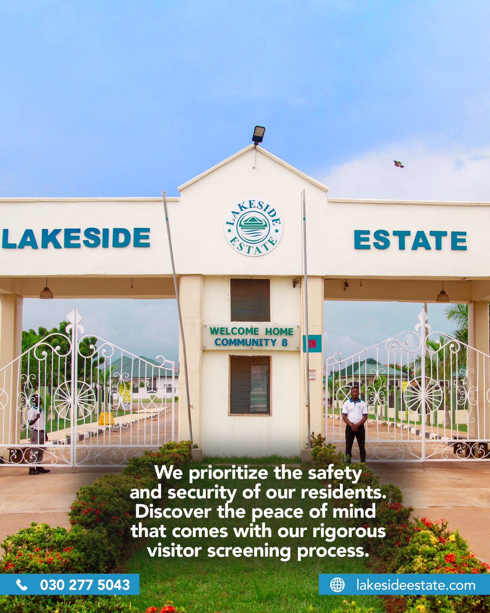 EstateLakeside's tweet image. Your safety is our top priority! Our gated community takes every step to ensure our residents and their guests are secure. 😊 #GatedCommunityLiving #SecurityFirst #VisitorScreening